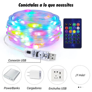 Luces Smart Inteligente Prueba De Agua ¿Lista para tener la casa más adornada de Villaquién? 🎅